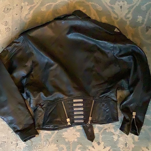 Genuine leather motor jacket - Picture 3 of 9